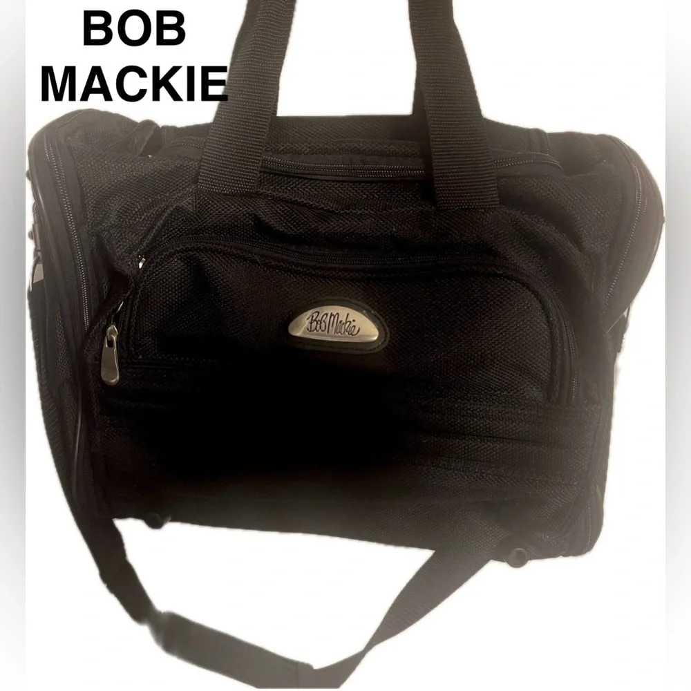 Bob Mackie Duffle Bag With Shoulder Strap Black
